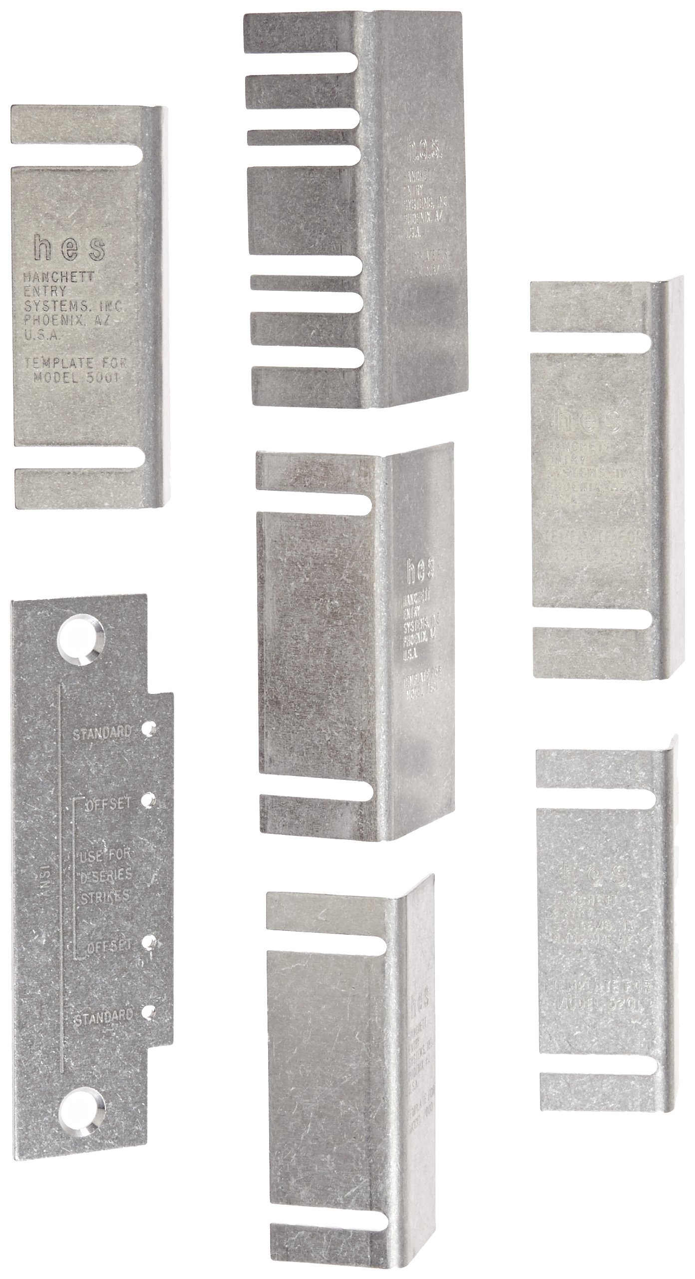 Amazon.com: HES Stainless Steel Template Kit for Electric Strikes
